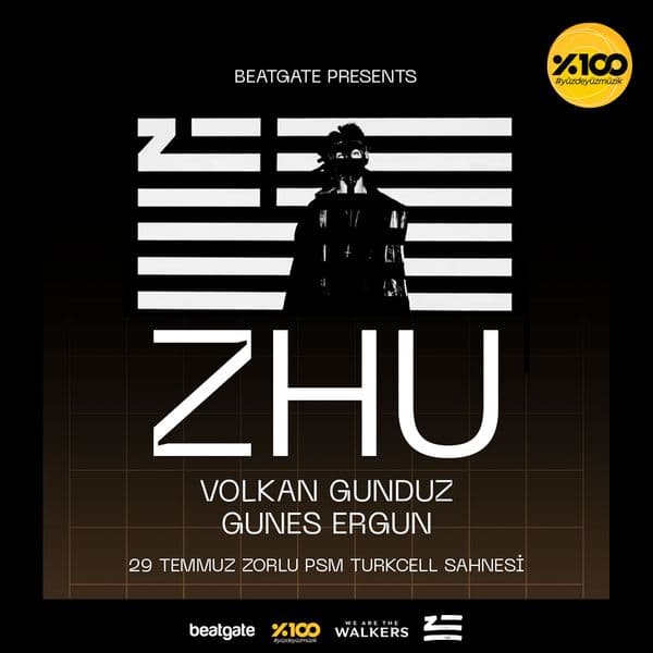 ZHU · Zorlu PSM, 2023 — afiş