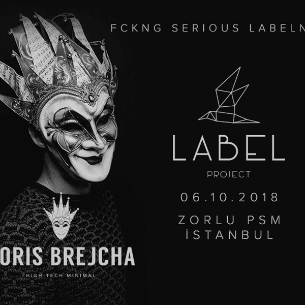 Boris Brejcha · Zorlu PSM, 2018 — afiş
